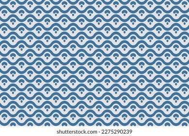 Japanese pattern SEIGAIHA background material vector illustration material