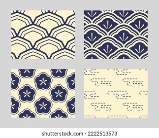 JAPANESE PATTERN SET. JAPANESE PATTERN DESIGN COLLECTION