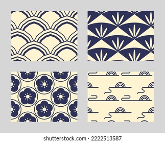 JAPANESE PATTERN SET. JAPANESE PATTERN DESIGN COLLECTION