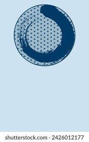 Japanese Pattern Shochu Sympathy Uzumaki Background