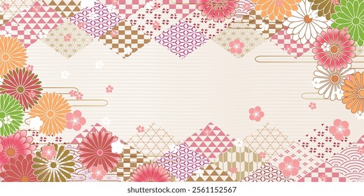 Japanese Pattern Spring Pattern Background
