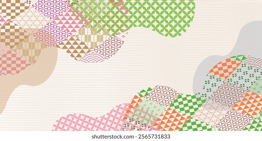Japanese Pattern Spring Pattern Background