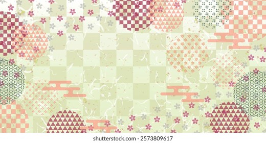 Japanese Pattern Spring Pattern Background