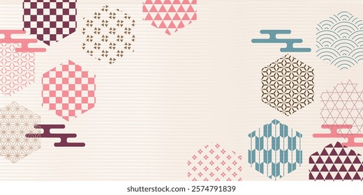 Japanese Pattern Spring Pattern Background