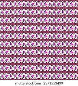 Japanese pattern with stripes and flowers. Folk embroidery. Indian, Scandinavian, Gypsy, Mexican, African carpet. Damask floral background. Geometric folk ornament. Tribal ethnic vector textures.