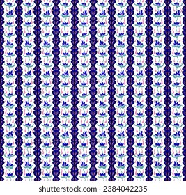 Patrón japonés con rayas y flores. bordado popular. alfombra india, escandinava, gitana, mexicana, africana. Fondo floral de Damasco. Ornamento folclórico geométrico. Texturas vectoriales étnicas tribales.