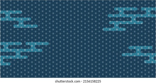 Japanese pattern summer pattern background