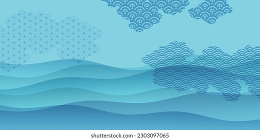 Japanese Pattern Summer Pattern Background