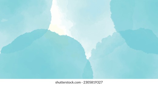 Japanese Pattern Summer Watercolor Background