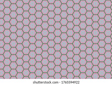 Japanese pattern turtle shell texture