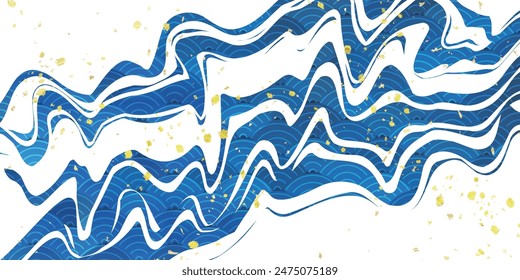 Fondo del patrón japonés Uzumaki