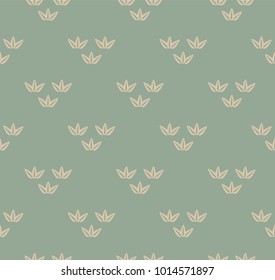 Japanese pattern vector. Bamboo icon background. Nature symbols wallpaper.