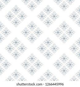 Japanese pattern vector. Flower icons elements background.