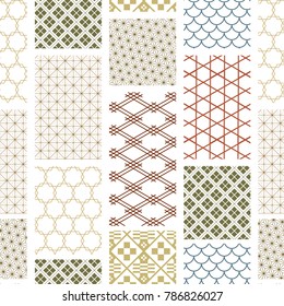 Japanese pattern vector. Geometric background for wrapping paper, wallpaper, backdrop, car, poster.