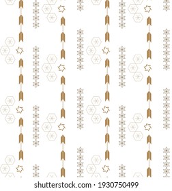 Japanese pattern vector. Gold geometric icon and symbol background for greeting card, cover page design, template, textile, wrapping paper.