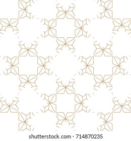 Japanese pattern vector. Gold geometric background for cover page design, template, fabric works, textile, wallpaper, backdrop.