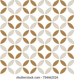 Japanese pattern vector. Gold geometric background. 
