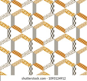 Japanese pattern vector for template, wrapping paper, background, backdrop. 