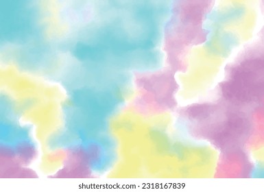 Japanese Pattern Washi Watercolor Background