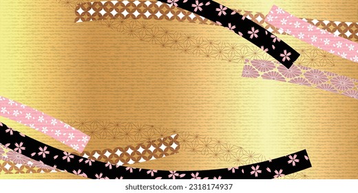 Fondo de agua del patrón japonés