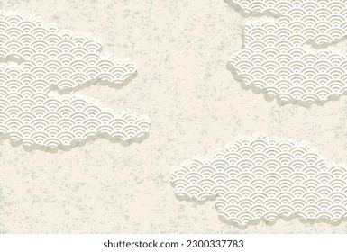 Japanese Pattern Wave Pattern Background