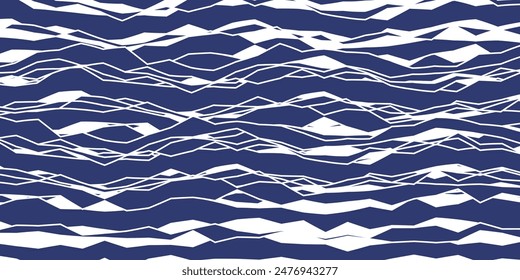 Japanese Pattern Wave Pattern Background