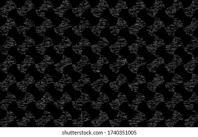 Japanese pattern with a white wilt pattern on a black background: weight connection