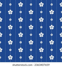 Japanese patterns, cherry blossoms, seamless images, creative printing, fabric screen printing. Illustrations or background images of any kind
Vector work type