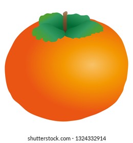 A Japanese persimmon
