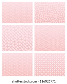 Japanese pink pattern