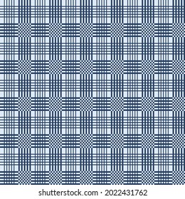 Japanisches Plaid Weave Vector Seamless-Muster