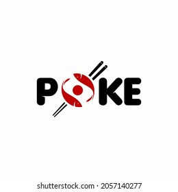 japanese poke bowl. restaurant in a new food hall concept. Asian inspired with seafood