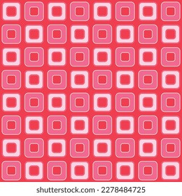 Japanese Pretty Square Checkered Vector Seamless Pattern
