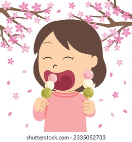 Japanese proverb. Dango over flowers is a parable of emphasizing practical benefits over refinement, substance over form and appearance.