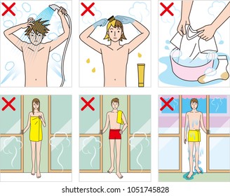 Japanese Public Baths. Bath Manners And Etiquette.