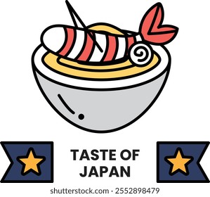 a Japanese Ramen Logo Illustration