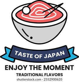 a Japanese Ramen Logo Illustration