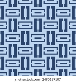 Japanese Rectangle Weave Vector Seamless Pattern