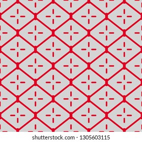 Japanese Red Stitch Pattern