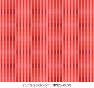 Japanese Red Stripe Vector Seamless Pattern