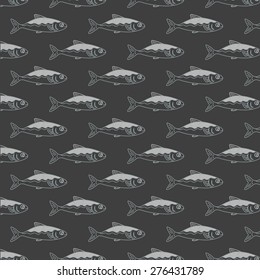 Japanese repeated fish pattern.