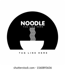 Japanese Restaurant Logo Template Noodles Logo Stock Vector (Royalty ...