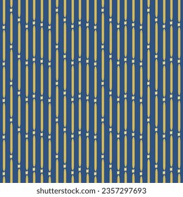 Japanese Round Stripe Vector Seamless Pattern