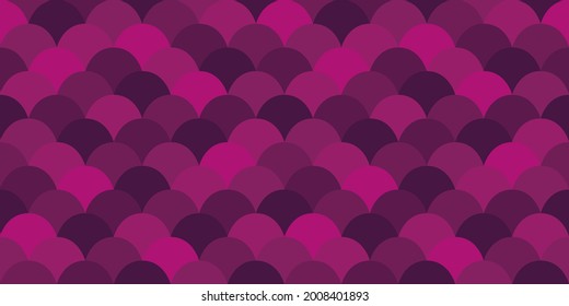 Japanese rounded shapes background. Seamless pattern.Vector. 