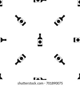 Japanese sake pattern repeat seamless in black color for any design. Vector geometric illustration