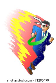 Japanese salary Â?Â?men running