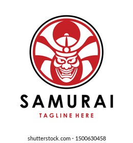 Japanese Samurai Warrior Logo Design