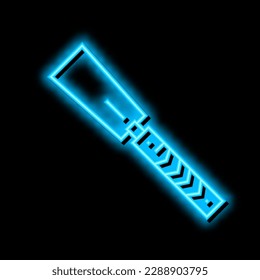 japanese saw carpenter accessory neon light sign vector. japanese saw carpenter accessory illustration