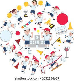 Japanese school event athletic meet athletic festival sports event
