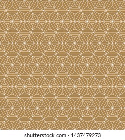 Japanese seamless geometric pattern .For design template,textile,fabric,wrapping paper,laser cutting and engraving.Fine lines.